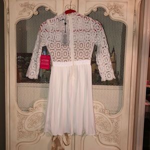 White Frenchie Little Mistress dress